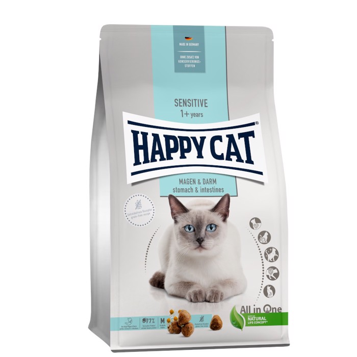 Happy Cat Xira Trofi Gtas Adult Sensitive Stomach & Intestines 1.3kg